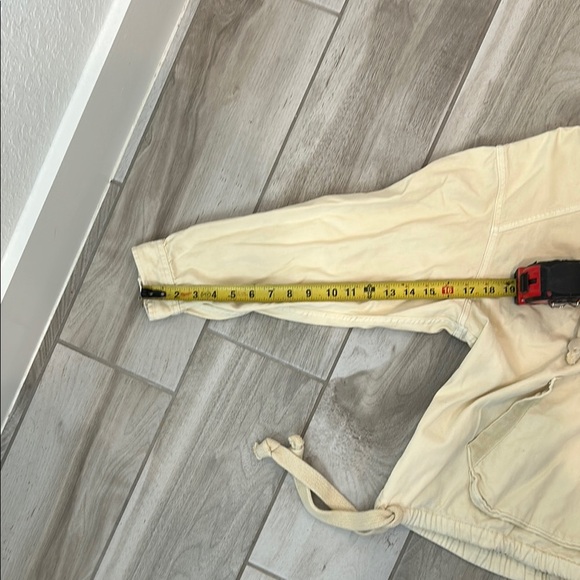 American Eagle Outfitters Cream Hooded Jacket - Picture 8 of 8